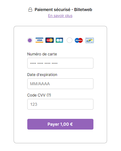 Terminal de paiement.